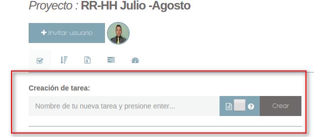 Crear Proyecto